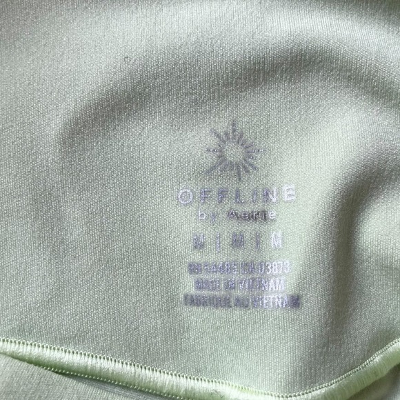 Offline by Aerie Real Me Jogger High Rise Relaxed Legging Sharp Green Sz M - Picture 3 of 10